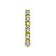 5 - Laida 3.00 mm Yellow Diamond and White Lab Grown Diamond Eternity Band 