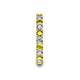 5 - Laida 3.00 mm Yellow Diamond and White Lab Grown Diamond Eternity Band 