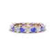 1 - Laida 3.40 mm Tanzanite and Lab Grown Diamond Eternity Band 