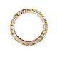 4 - Joyce 3.40 mm Yellow and White Diamond Eternity Band 