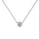 1 - Merilyn 4.40 mm Round Diamond Bezel Set Solitaire Pendant 