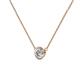 2 - Merilyn 5.40 mm Round Diamond Bezel Set Solitaire Pendant 