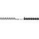 2 - Leslie 2.40 mm Black Diamond Eternity Tennis Bracelet 