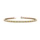 1 - Leslie 2.40 mm Yellow Sapphire and Diamond Eternity Tennis Bracelet 