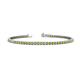 1 - Leslie 2.40 mm Yellow and White Diamond Eternity Tennis Bracelet 