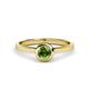 1 - Natare Green Garnet Solitaire Ring 