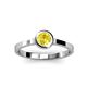 3 - Natare Yellow Sapphire Solitaire Ring  