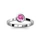 3 - Natare Pink Sapphire Solitaire Ring  