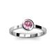 3 - Natare Pink Tourmaline Solitaire Ring  