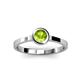 3 - Natare Peridot Solitaire Ring  