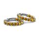 2 - Carisa 3.80 mm Citrine Hoop Earrings 