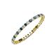 3 - Joyce 1.50 mm Blue and White Lab Grown Diamond Eternity Band 