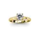 3 - Corona 1.00 ct IGI Certified Lab Grown Diamond Round (6.50 mm) Solitaire Engagement Ring 