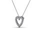 3 - Zayna Diamond Heart Pendant 