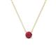 1 - Juliana 4.50 mm Round Ruby Solitaire Pendant Necklace 