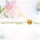 2 - Juliana 5.00 mm Round Citrine Solitaire Pendant Necklace 