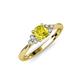 3 - Eve Signature 5.80 mm Yellow and White Diamond Engagement Ring 