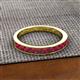 2 - Kathiryn 2.70 mm Ruby 11 Stone Wedding Band 