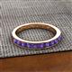 2 - Kathiryn 2.70 mm Iolite 11 Stone Wedding Band 