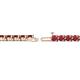 2 - Cliona 3.30 mm Ruby Eternity Tennis Bracelet 