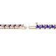 2 - Cliona 3.30 mm Tanzanite Eternity Tennis Bracelet 