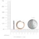 3 - Raya Round Diamond Hoop Earrings 