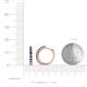 3 - Raya Round Iolite Hoop Earrings 