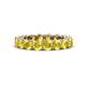 1 - Tiffany 4.00 mm Yellow Sapphire Eternity Band 