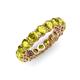 3 - Tiffany 4.00 mm Yellow Diamond Eternity Band 