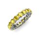 3 - Tiffany 4.00 mm Yellow Sapphire Eternity Band 