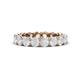 1 - Tiffany 4.00 mm White Sapphire Eternity Band 