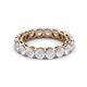 2 - Tiffany 4.00 mm White Sapphire Eternity Band 