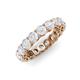 3 - Tiffany 4.00 mm White Sapphire Eternity Band 