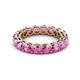 2 - Tiffany 4.00 mm Pink Sapphire Eternity Band 