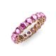 3 - Tiffany 4.00 mm Pink Sapphire Eternity Band 