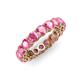 3 - Tiffany 4.00 mm Pink Tourmaline Eternity Band 