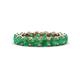 1 - Tiffany 4.00 mm Emerald Eternity Band 