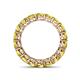 4 - Tiffany 4.00 mm Yellow Sapphire Eternity Band 