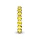 5 - Tiffany 4.00 mm Yellow Sapphire Eternity Band 