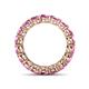 4 - Tiffany 4.00 mm Pink Sapphire Eternity Band 