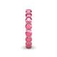 5 - Tiffany 4.00 mm Pink Tourmaline Eternity Band 