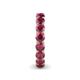 5 - Tiffany 4.00 mm Rhodolite Garnet Eternity Band 