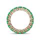 4 - Tiffany 4.00 mm Emerald Eternity Band 