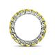 4 - Tiffany 4.00 mm Yellow Sapphire Eternity Band 