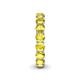 5 - Tiffany 4.00 mm Yellow Sapphire Eternity Band 