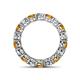 4 - Tiffany 4.00 mm Citrine and Diamond Eternity Band 