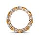 4 - Tiffany 4.00 mm Citrine and Diamond Eternity Band 