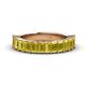 1 - Alaya Emerald Cut Yellow Sapphire 14 Stone Wedding Band 