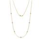 1 - Salina (7 Stn/2.6mm) Diamond on Cable Necklace 