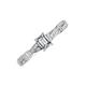 3 - Avril Desire Emerald Cut and Round Lab Grown Diamond Twist Braided Shank Engagement Ring 